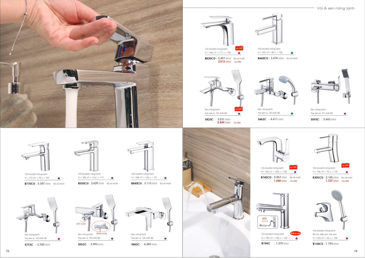 Catalogue và Bảng giá Thiết bị vệ sinh Caesar mới nhất 2024 - 2025 /Page 37